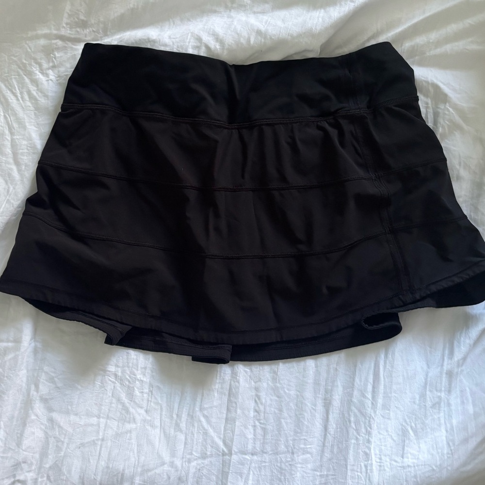 Lululemon Pace Rival Mid-Rise Skirt - Black Size 6